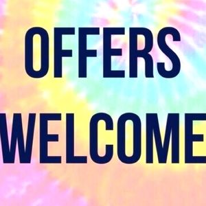 REASONABLE OFFERS WELCOME